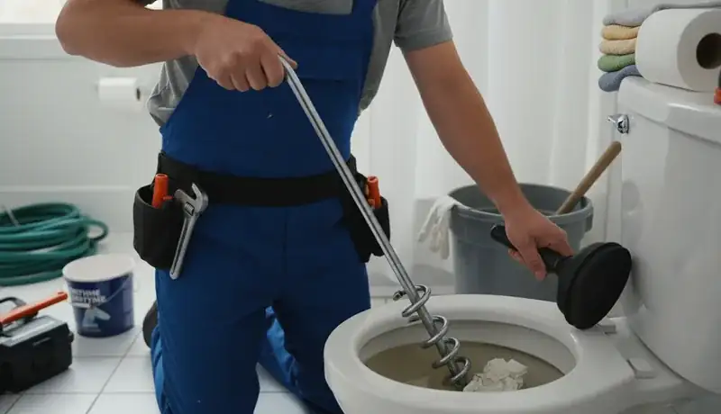 Expert Plumbing Pro - clogged-toilet-repair