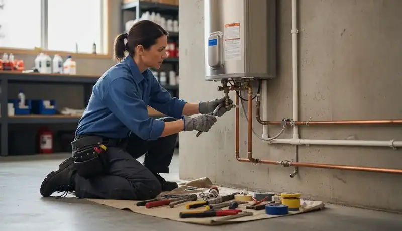Expert Plumbing Pro - tankless-water-heater-installation